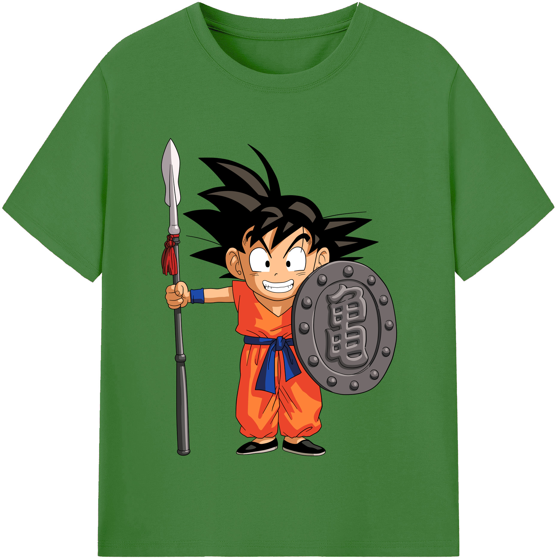 （画像用） ドラゴンボール 孫悟空（そん ごくう）Son Goku カカロット DRAGON BALL Kakarotto レディースカジュアルプリントTシャツ（綿100％）